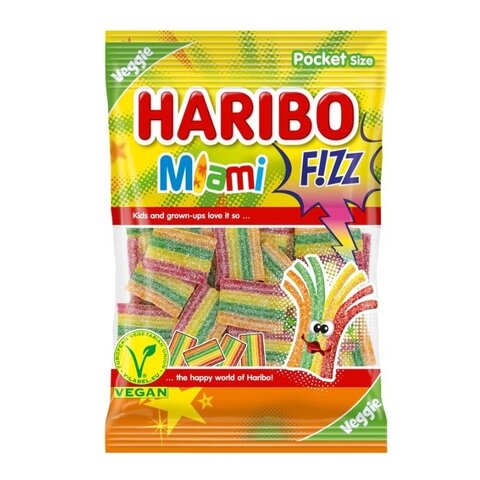 Haribo Miami Fizz 85g (24ks/bal)