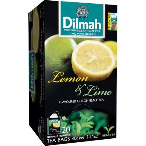 Dilmah Čaj Černý Citron Limetka 20x2g
