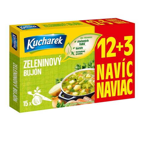 Zeleninový Bujón 120g + 30g zdarma KUCHÁREK
