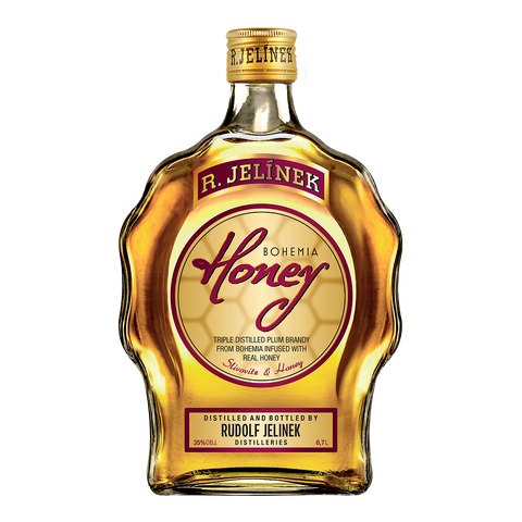 RJ Bohemia Honey Budík 35% 0,7l