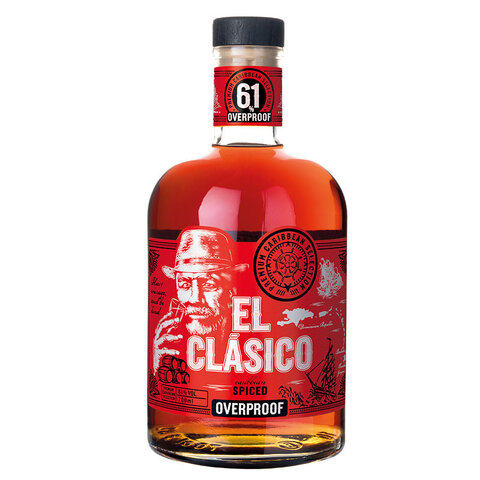 Rum El Clasico Spiced Overproof 61% 0,7l