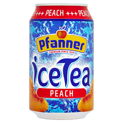 Pfanner Ice Tea Broskev PLECH 0,33l